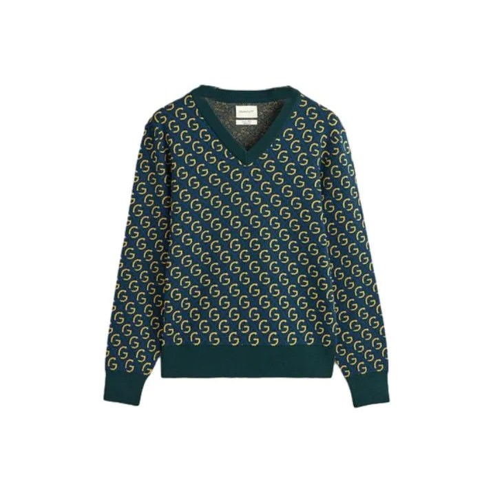 GANT Темно-зеленый 374 Мужской Трикотаж