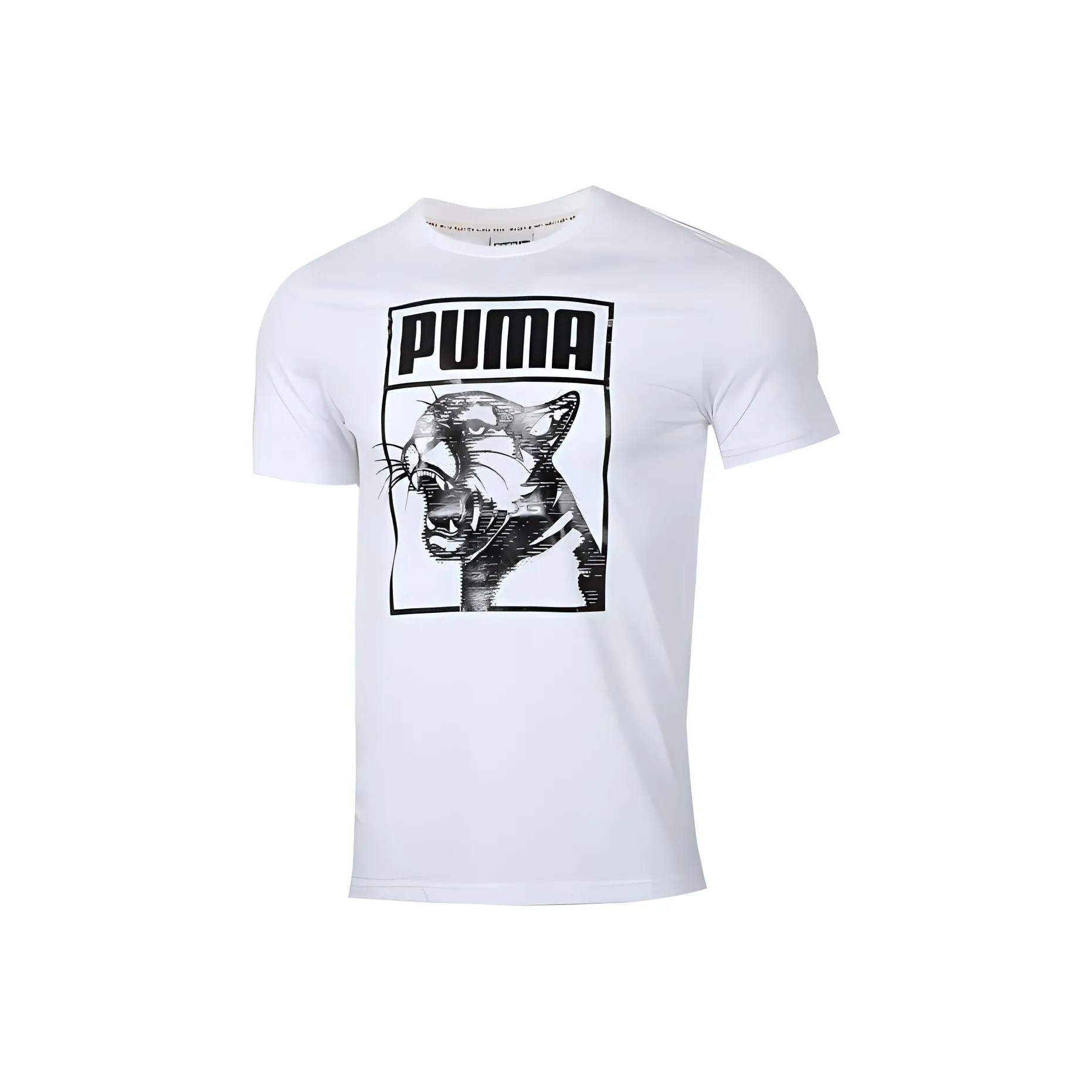 PUMA Set-in Sleeve T-Shirt Men's White