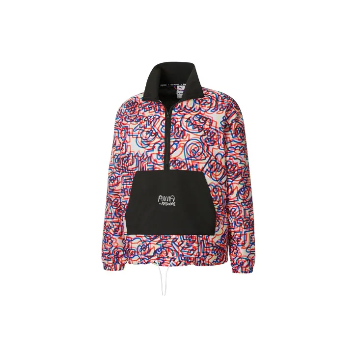 PUMA x Mr Doodle PUMA X Dapper Dan Collection Jacket Men's Red