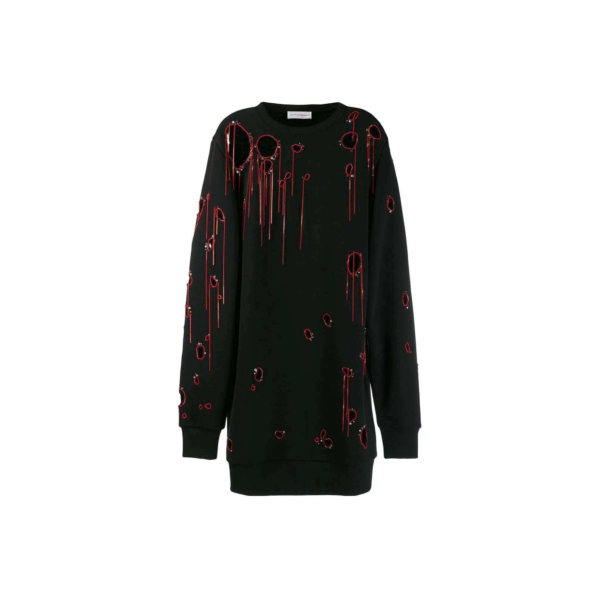 Faith Connexion Черный Унисекс Свитеры