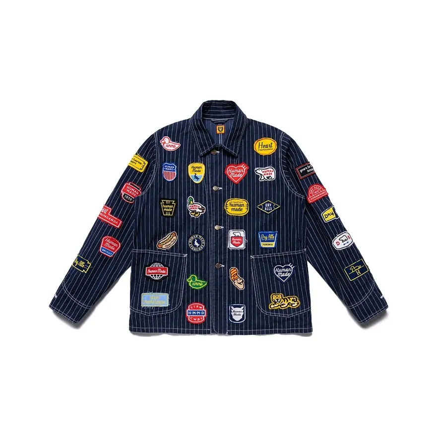HUMAN MADE Jackets Men Dark Blue