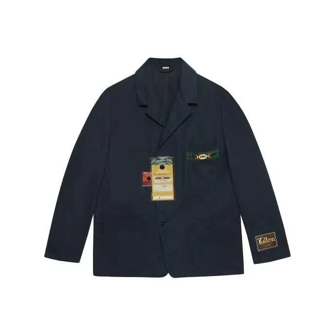 GUCCI Interlocking G Horsebit Embellished Blazer
