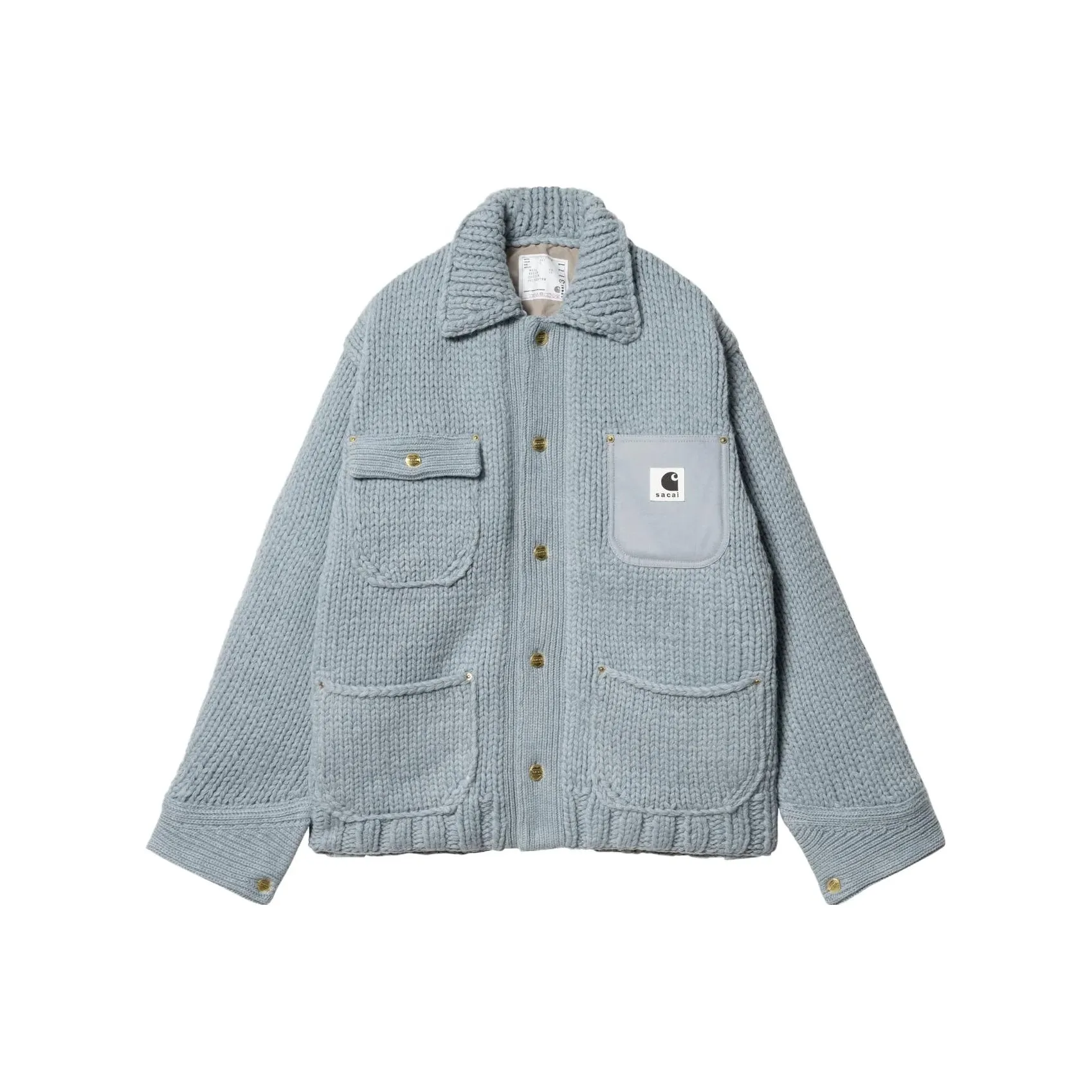 Sacai X Carhartt Wip Knit Michigan gucci jacket