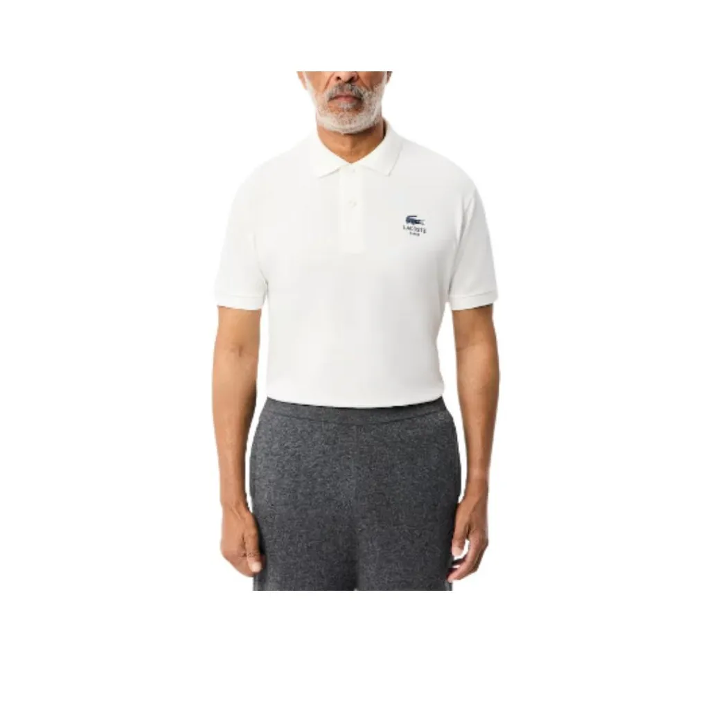 Поло Унисекс Белое LACOSTE Collaboration