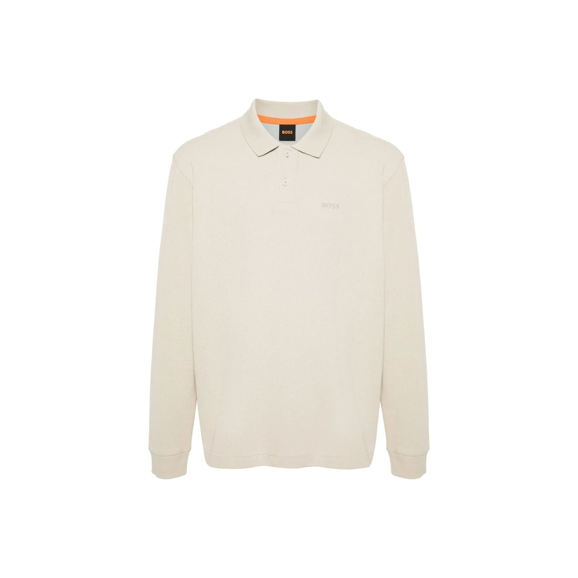HUGO BOSS Logo-embroidered Waffle-knit Jumper