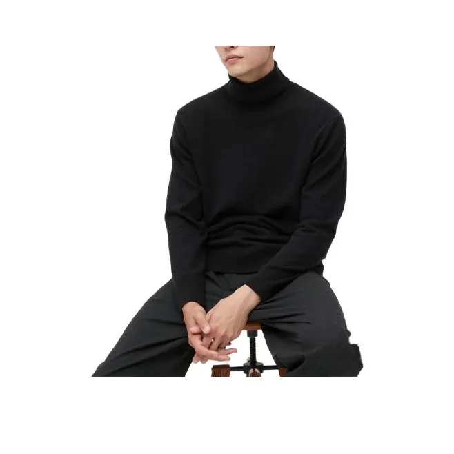 UNIQLO Мужские черные свитера