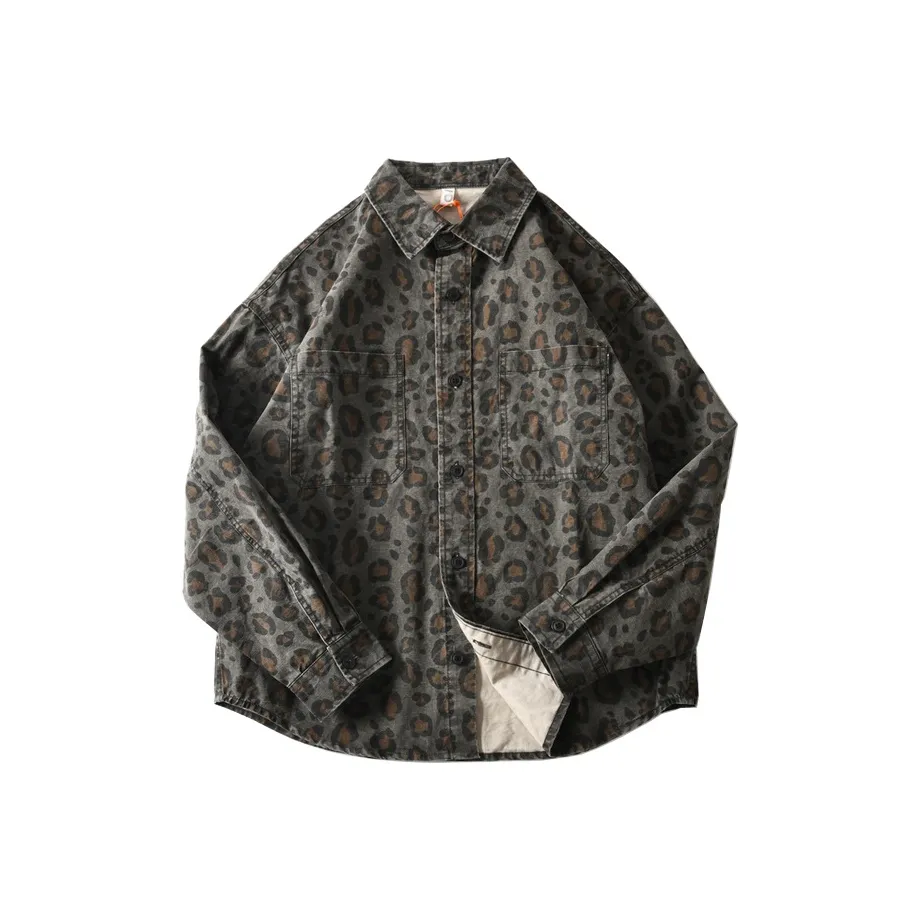 GONGFUSHE Military Gray Мужские Рубашки