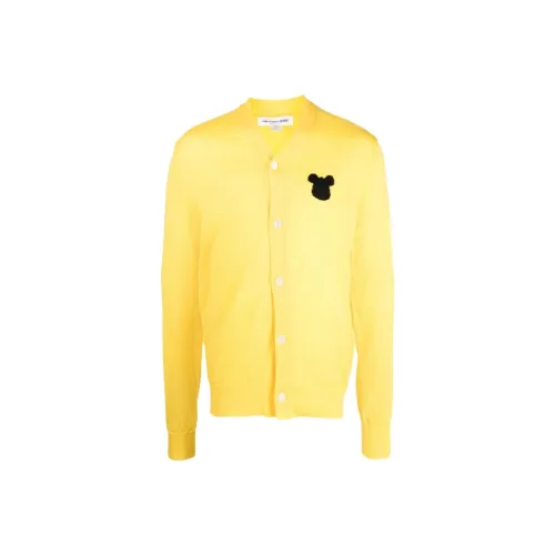 COMME DES GARCONS SHIRT Желтый Мужские Свитеры