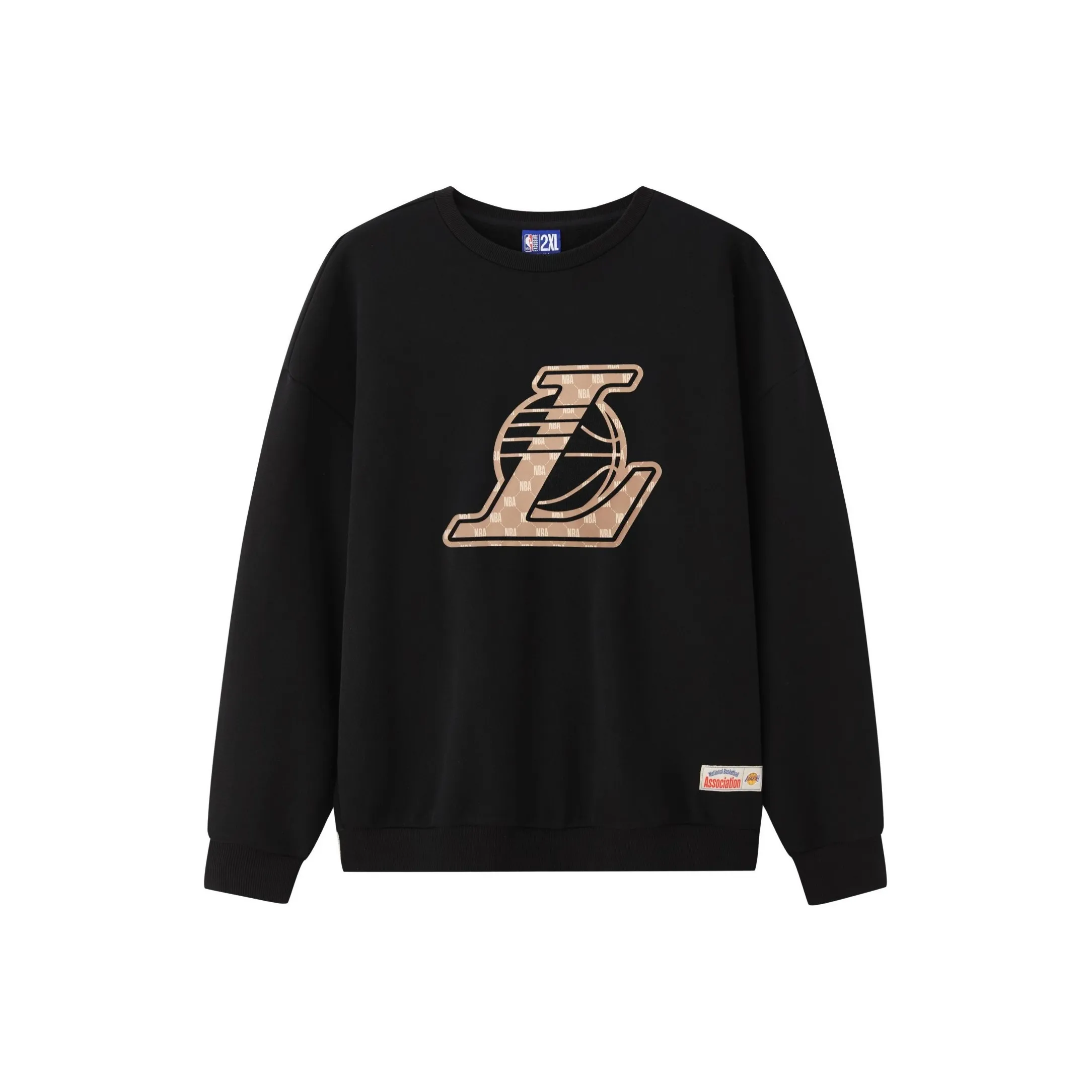 NBA Los Angeles Lakers Черный Унисекс Свитшоты