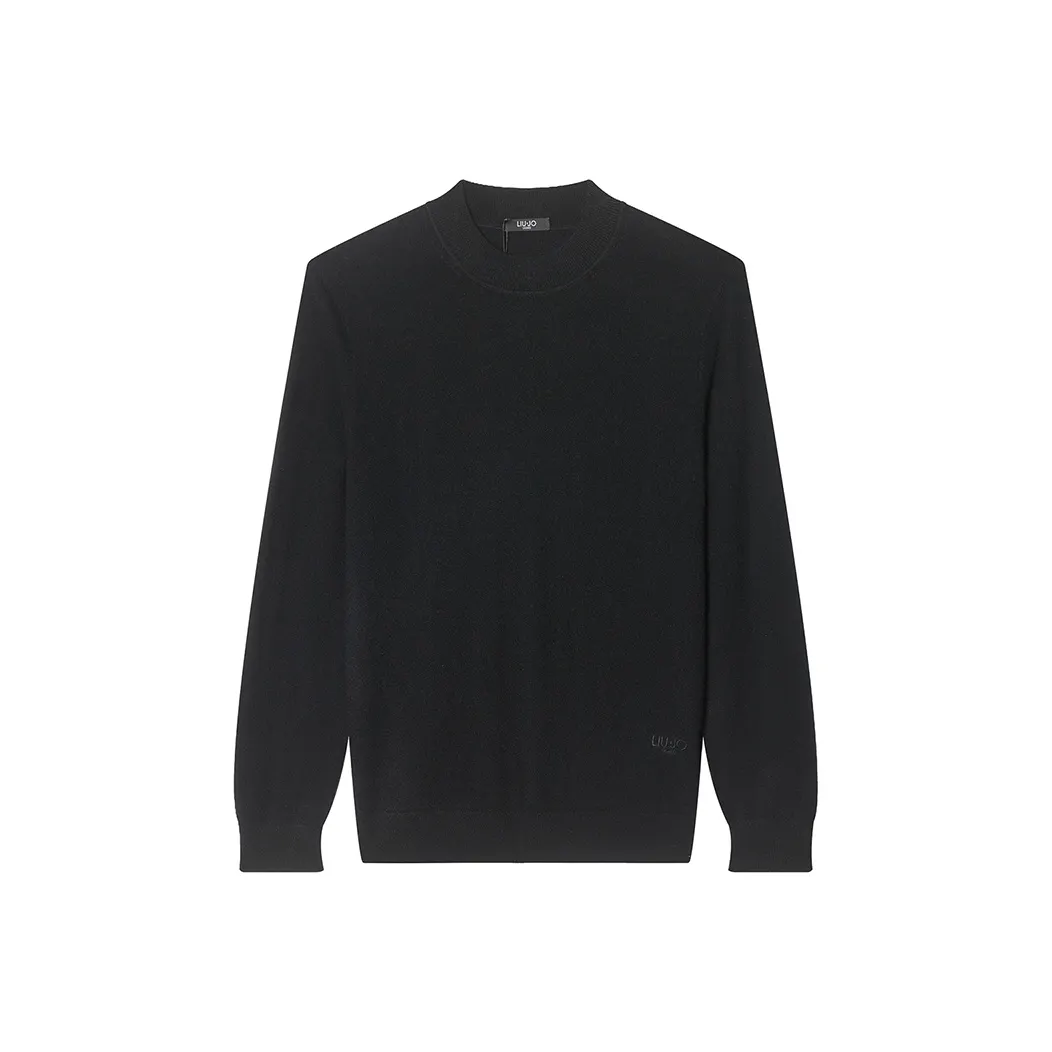 LIU·JO UOMO FW24 Кашемировый свитер мужской черный