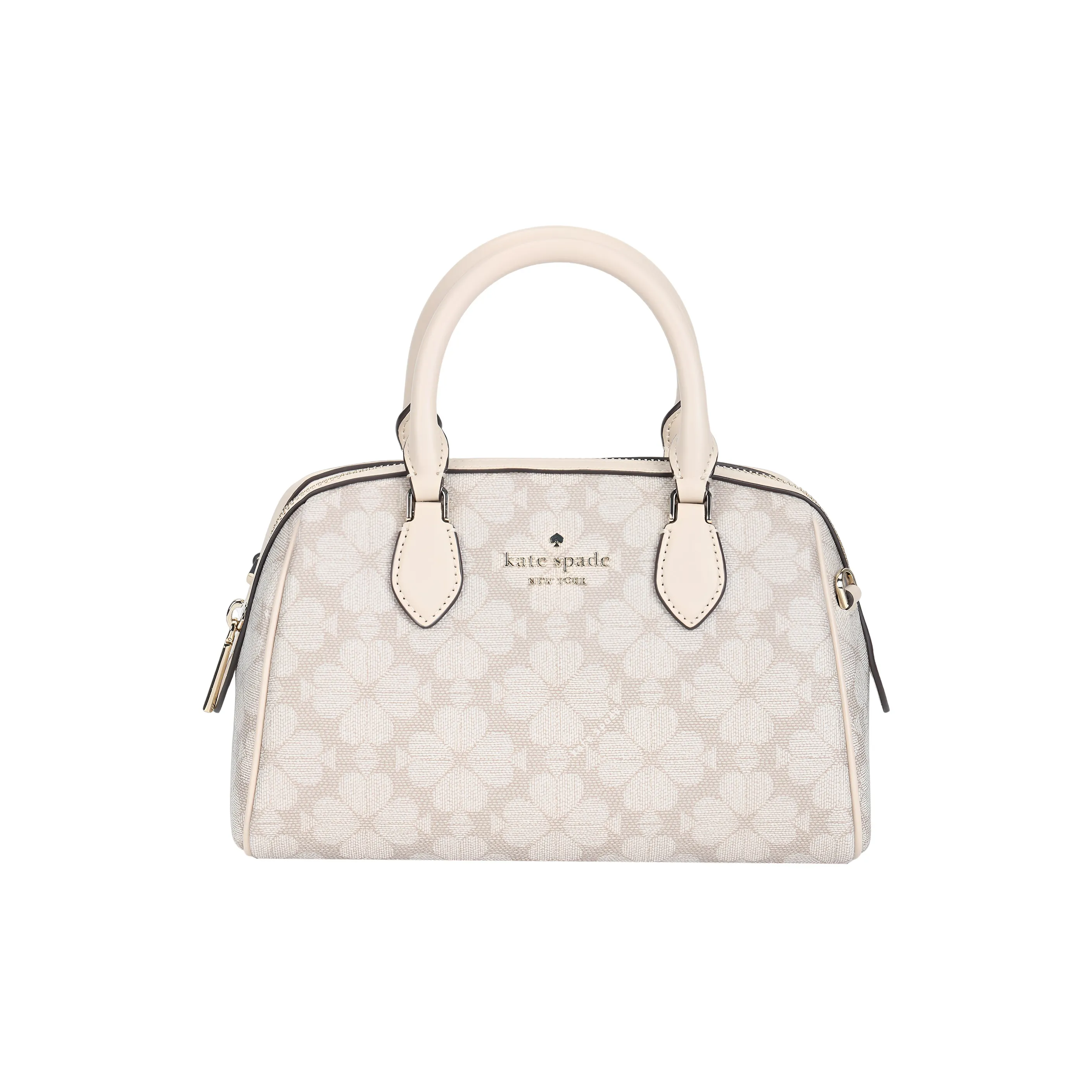 Kate Spade PVC Handbag, Shoulder Bag, Crossbody Bag Women's Dark Beige Multicolor