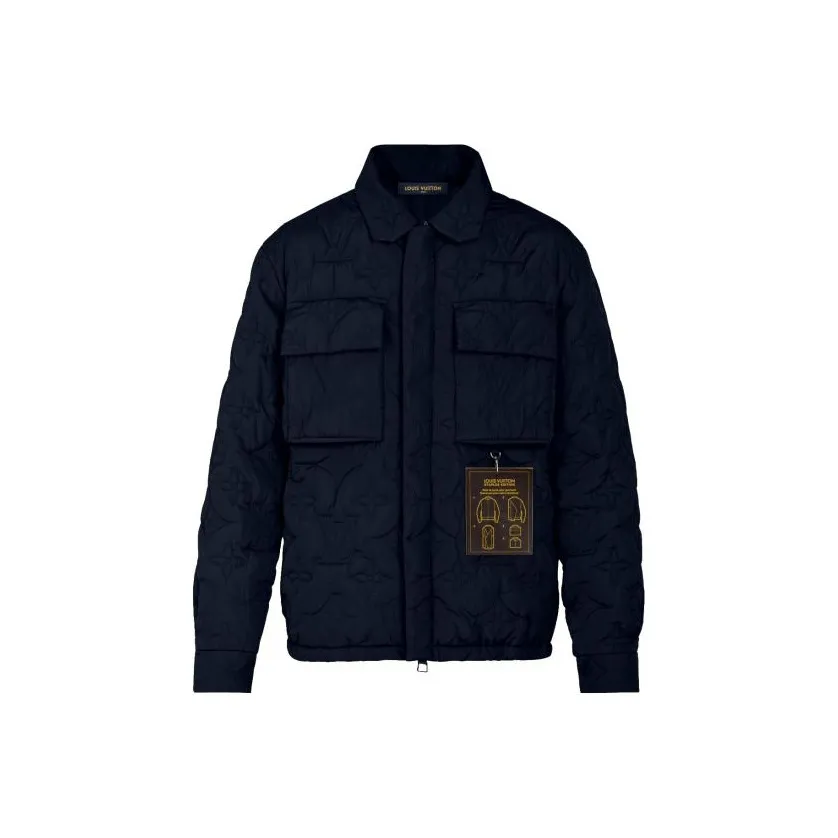 Lv Monogram Padded Light Blouson