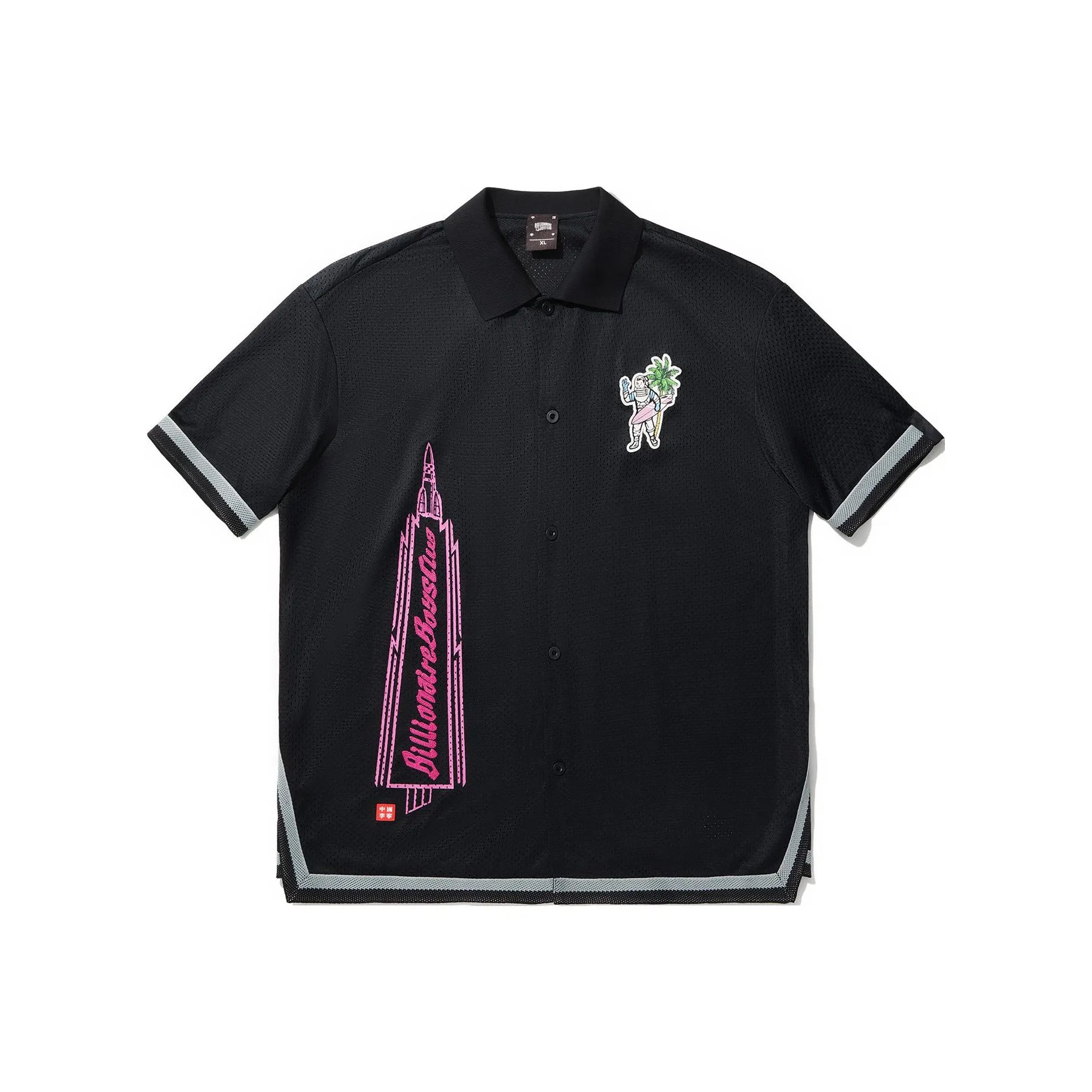 LiNing x BILLIONAIRE BOYS CLUB Shirt Men's Black