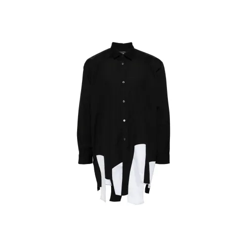 COMME Des GARCONS HOMME PLUS Черные Мужские Рубашки