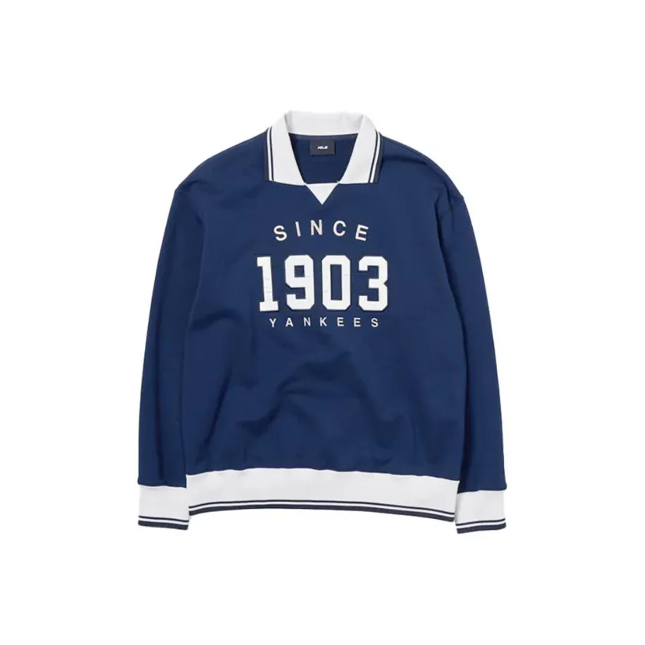 MLB New York Yankees Поло Унисекс Морской Синий