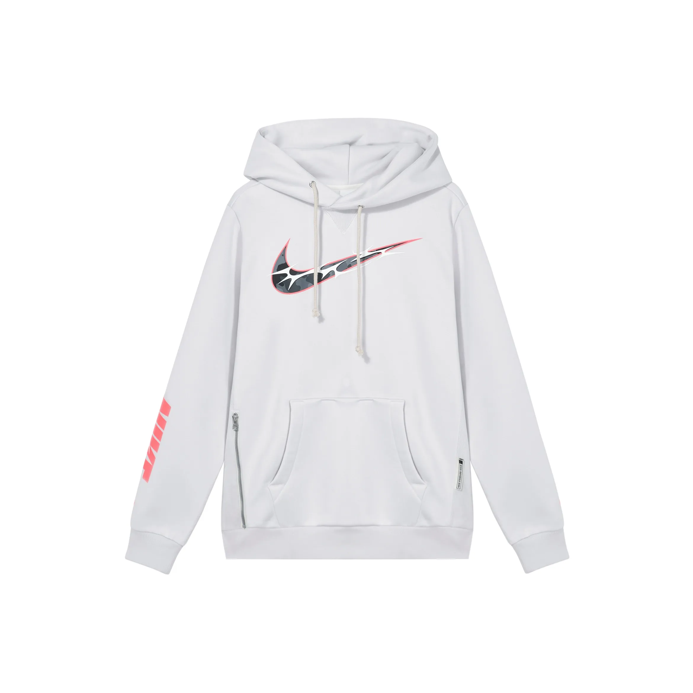Nike Therma FIT Standard Issue Sweatshirt Men's Light Silver Gray