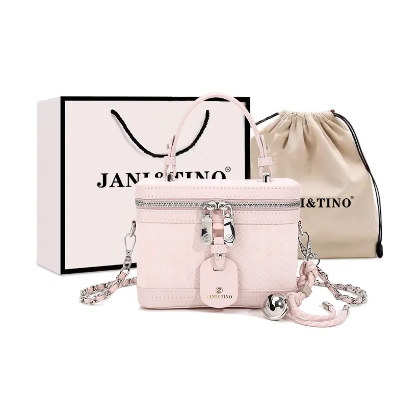 JANITINO ПУ (полиуретан) Сумка Женская Розовая