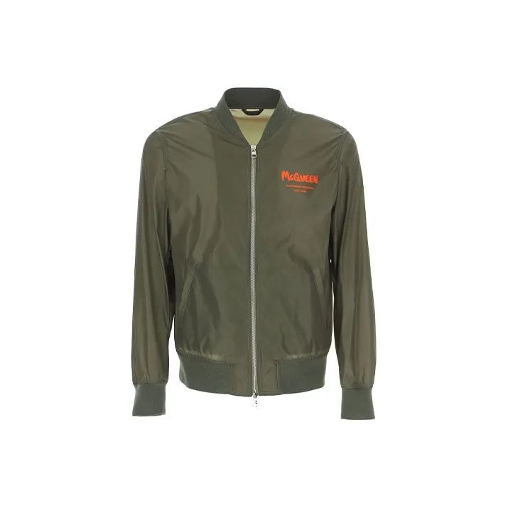 Alexander McQueen Jackets Men's Army Green