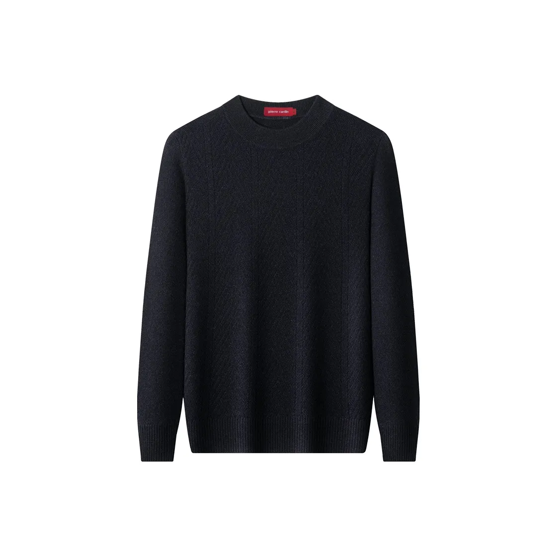 PIERRE CARDIN Свитер Мужской Черный с Фиолетовым Цветочным