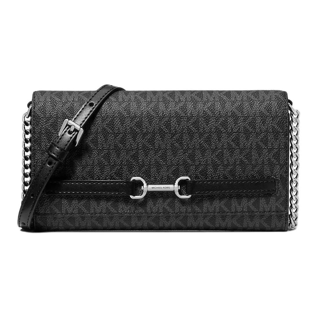 MICHAEL KORS Холст Сумка через плечо Большая Женская Черная