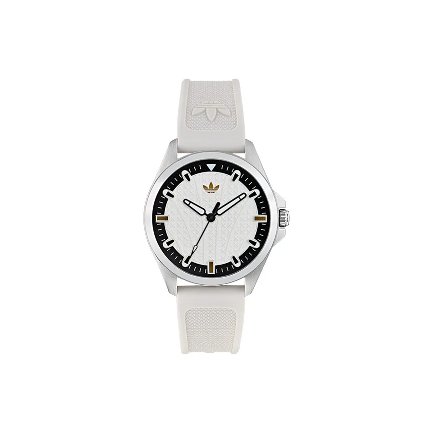 Adidas Originals Кварцевые часы белый циферблат унисекс