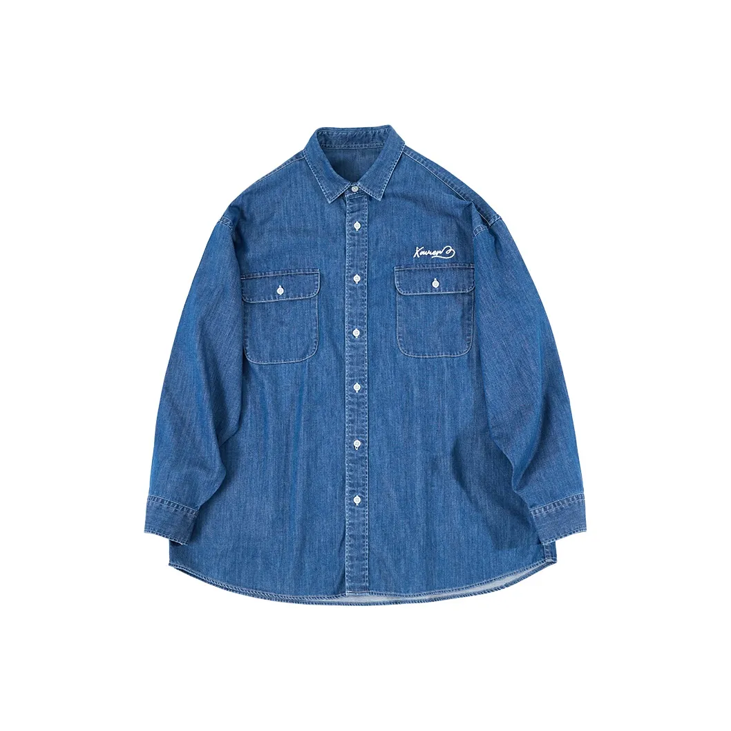 Xavier3 Shirt Unisex Denim Blue