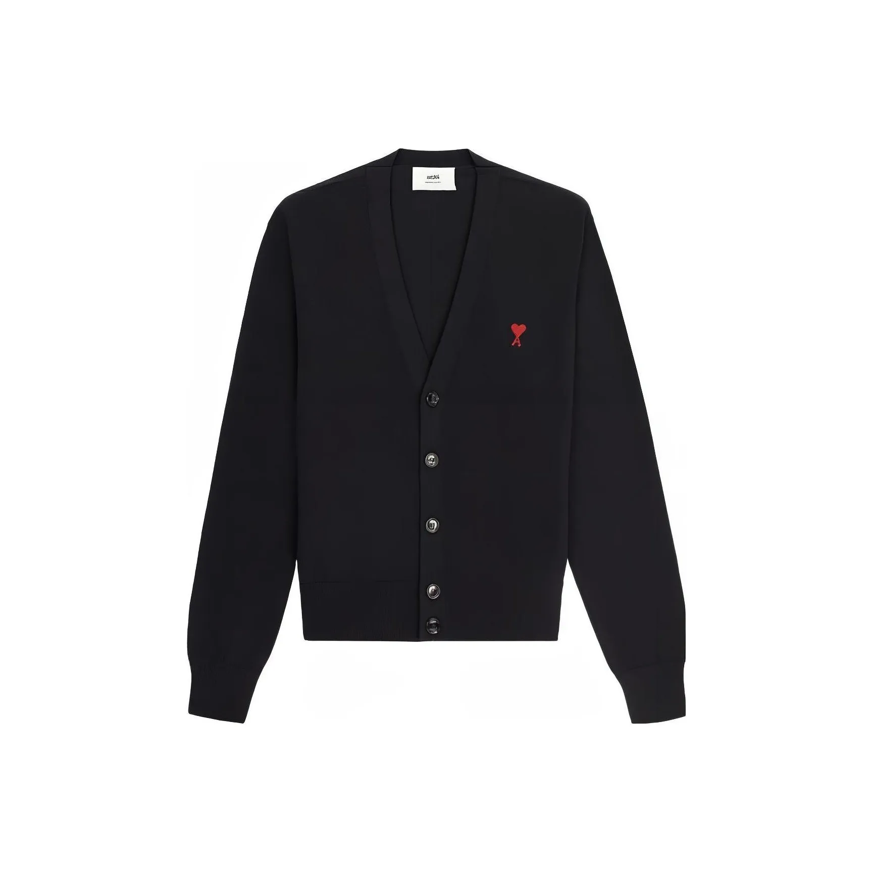 AMIPARIS Трикотажная ткань Кардиган Мужской Черный