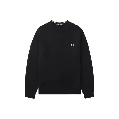 FRED PERRY Черный Мужские Свитеры