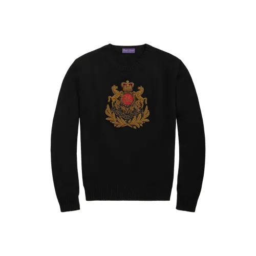 Ralph Lauren Purple Label Черный Мужские кашемировые свитеры
