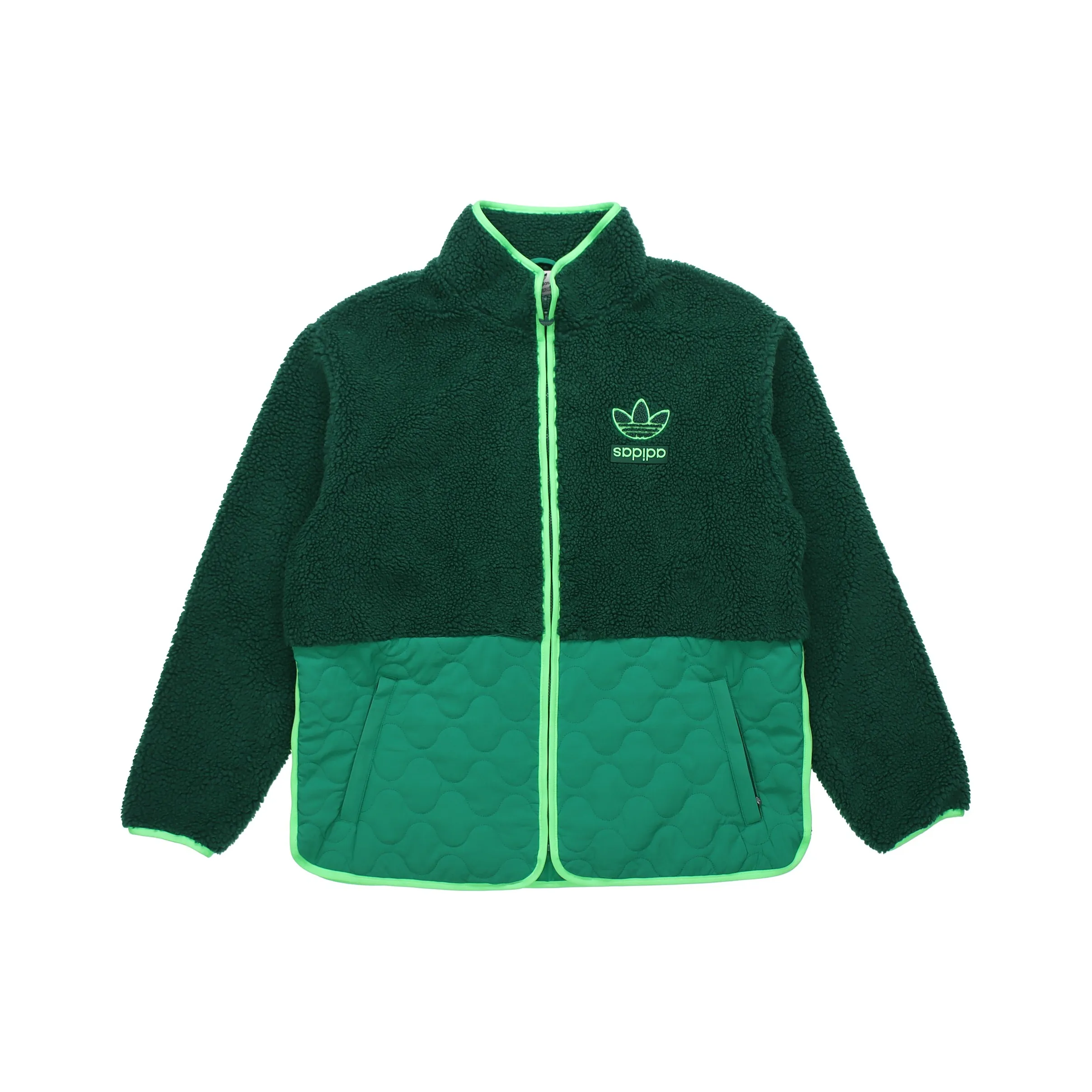 Adidas Originals Big Trfl Sherpa Jacket Winter Men's Forest Green