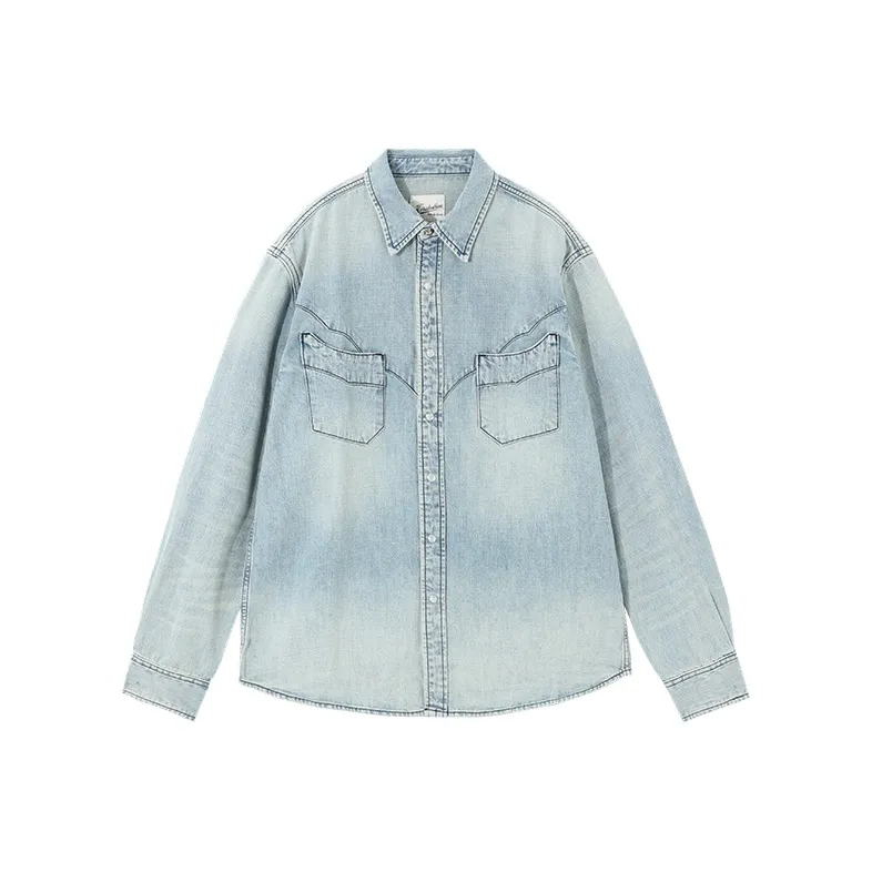 KORAKUBLUE Shirt Unisex Western Blue