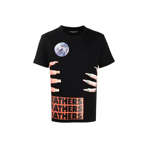 RAF SIMONS Черная Мужская Рубашка