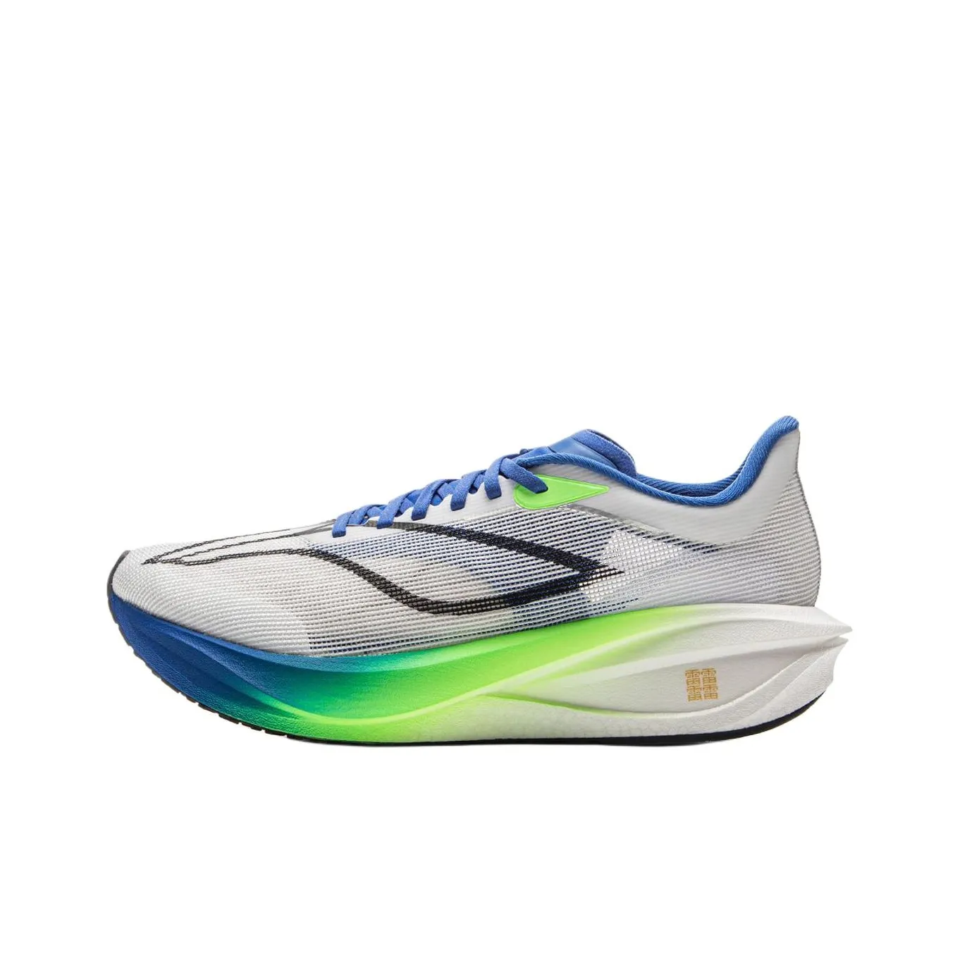 LINING YOUNG Противоскользящий Устойчивый к износу Устойчивый к отскоку Низкий топ Детская беговая обувь Серый Зеленый Синий