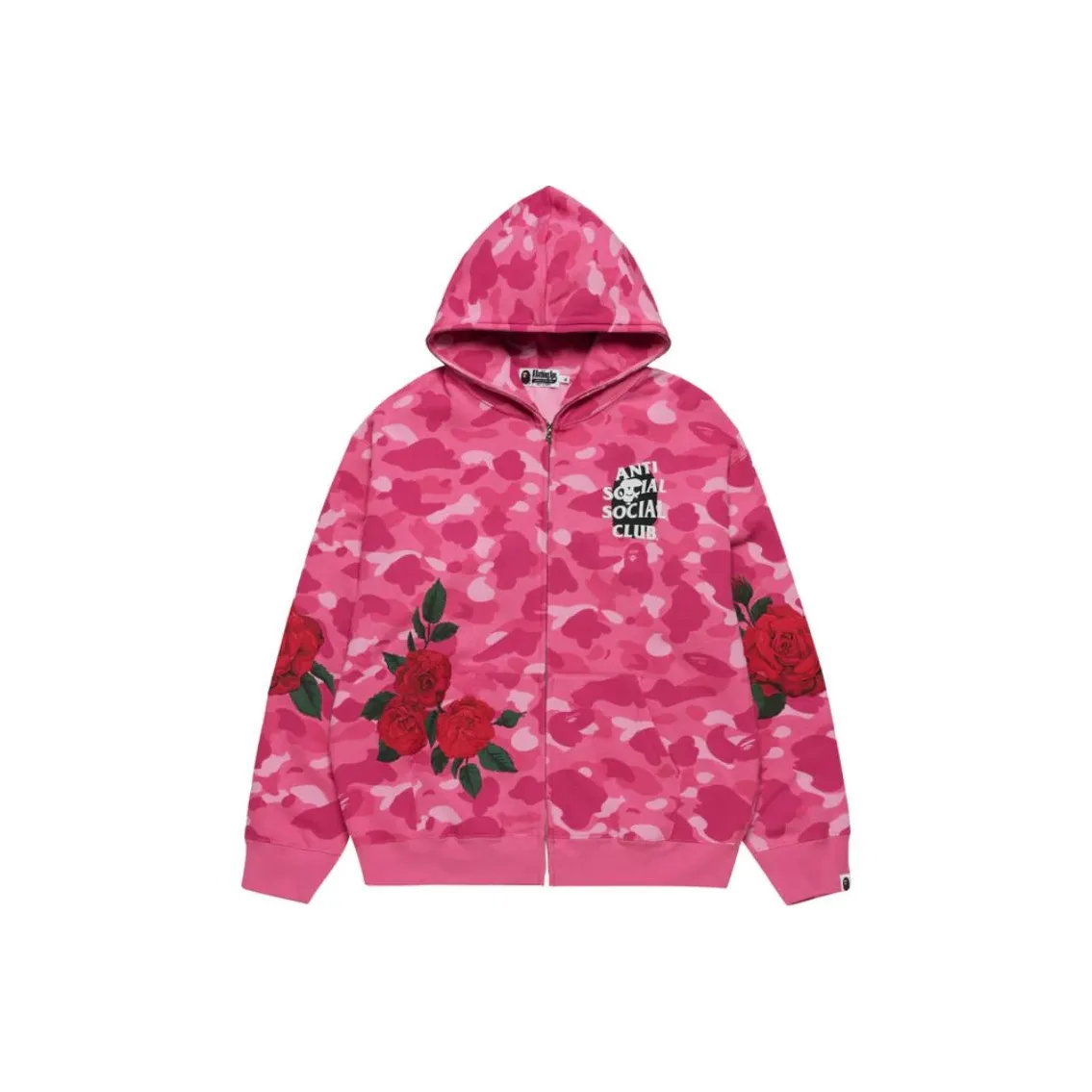 Bape X Anti Social Social Club Full Zip Hoodie