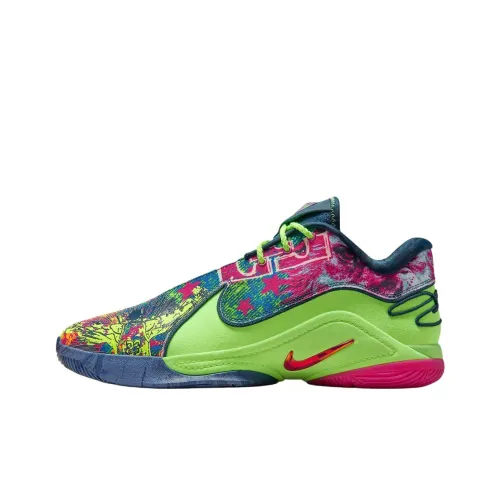 NIKE LeBron 22 Баскетбольные кроссовки Низкие Синий/зеленый Мужские