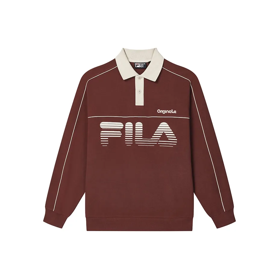 FILA Терракотовый Красный Коричневый Мужская Поло