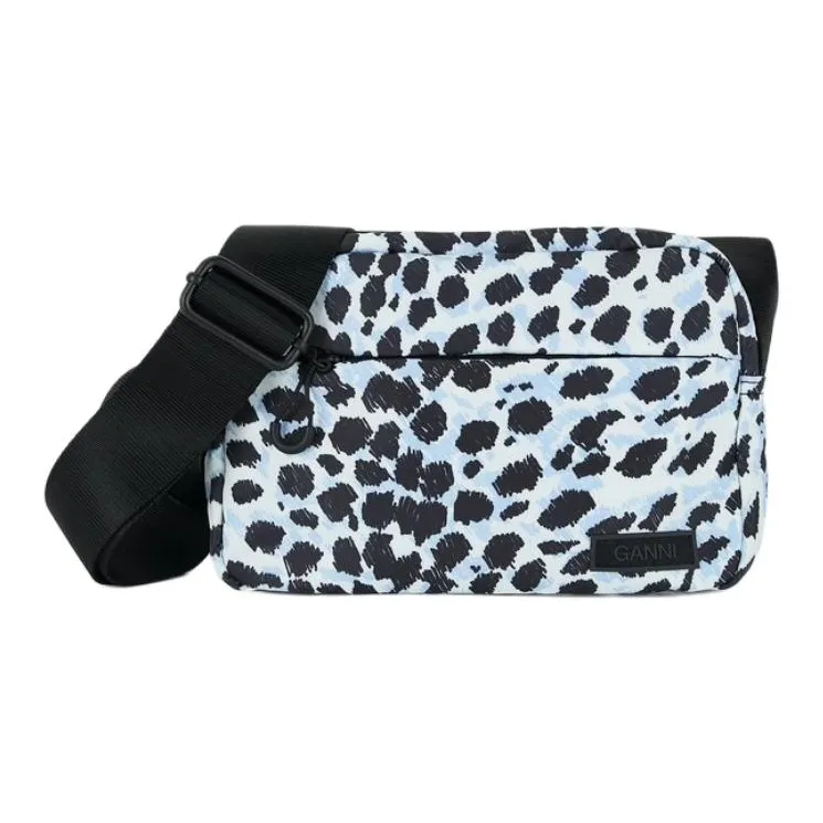 GANNI Печатная ткань Soft Shell Сумка через плечо Средняя Женская Многоцветная