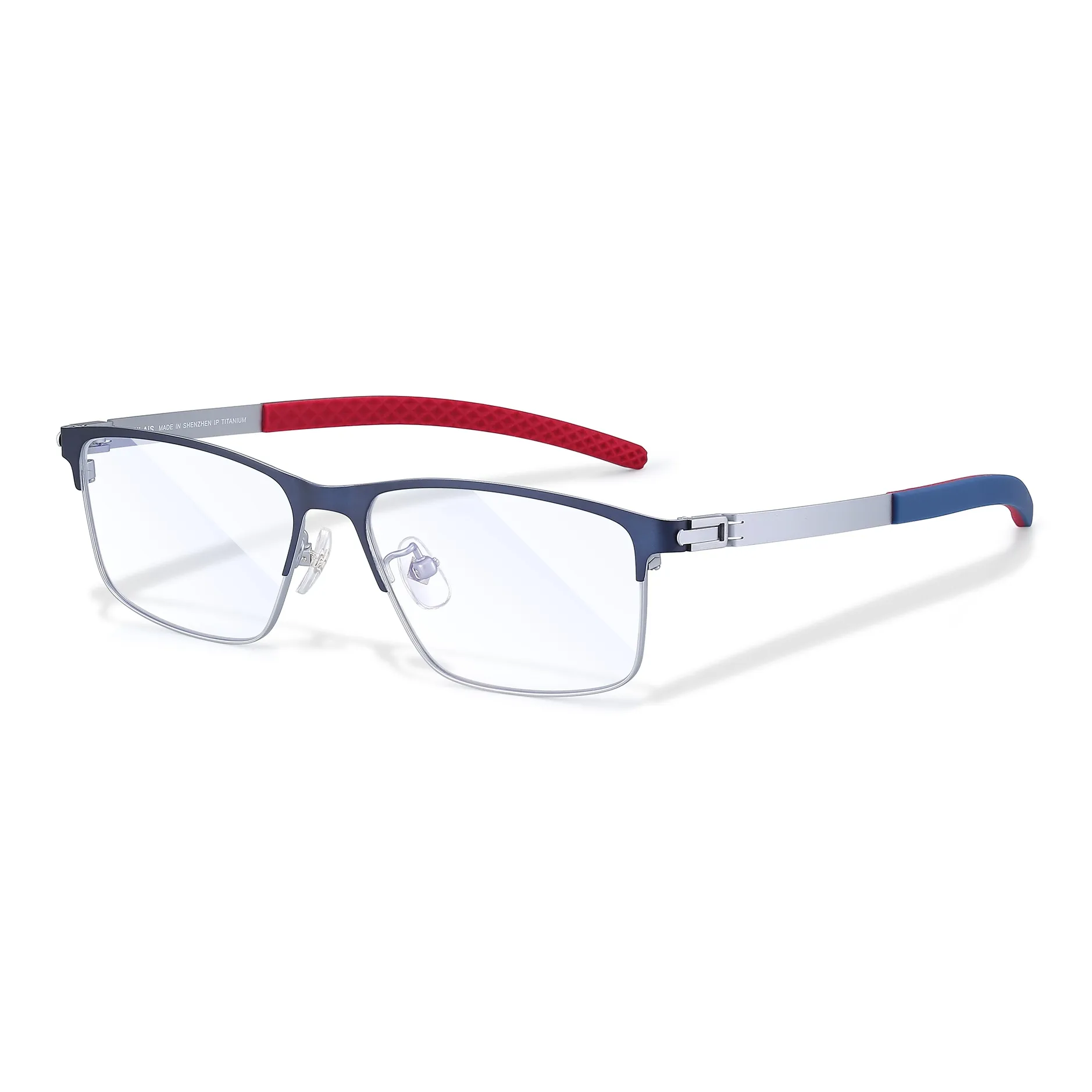 PULAIS β-титан Резина Квадратные Оправы для очков Мужские Многоцветные