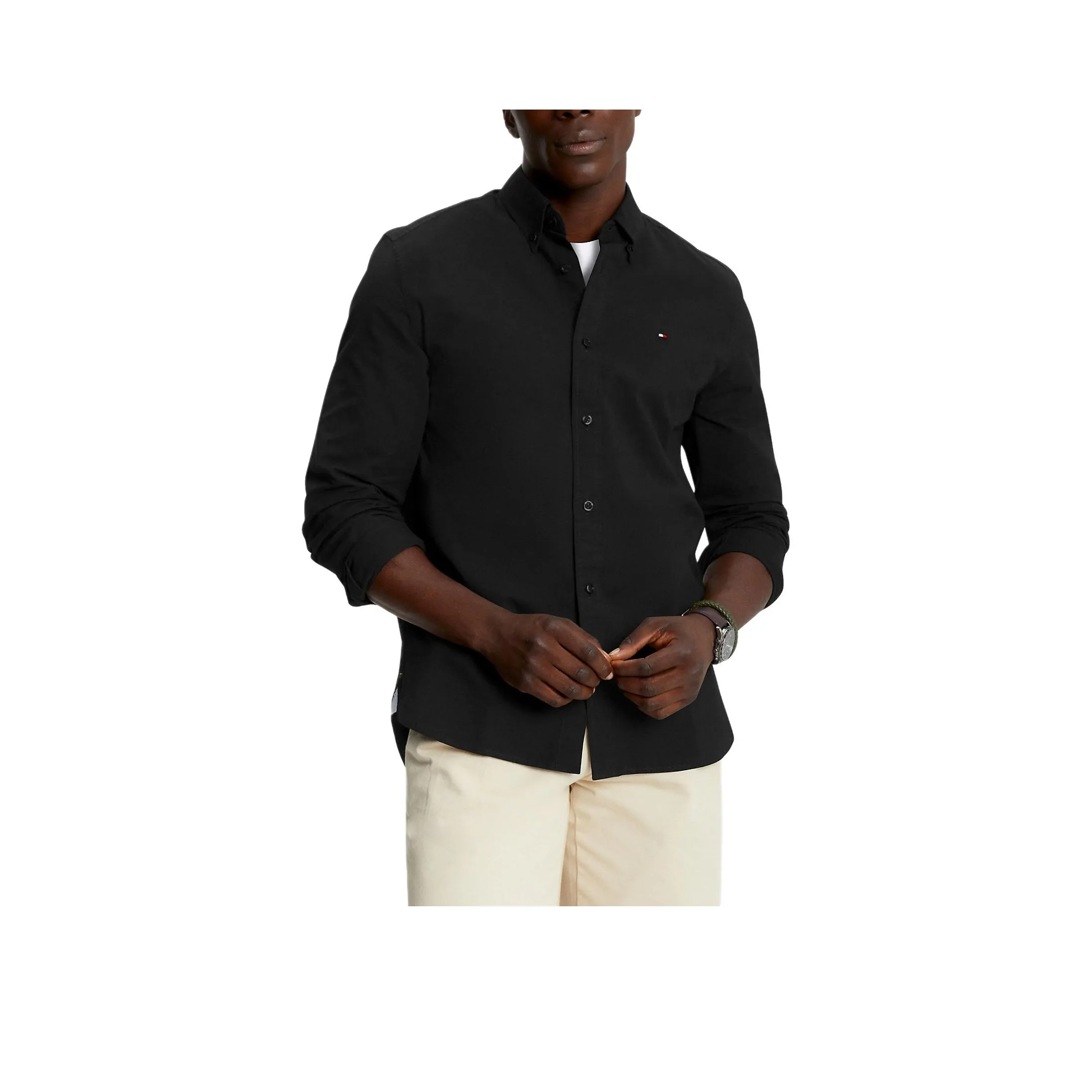 Tommy Hilfiger Рубашка Мужская Черная