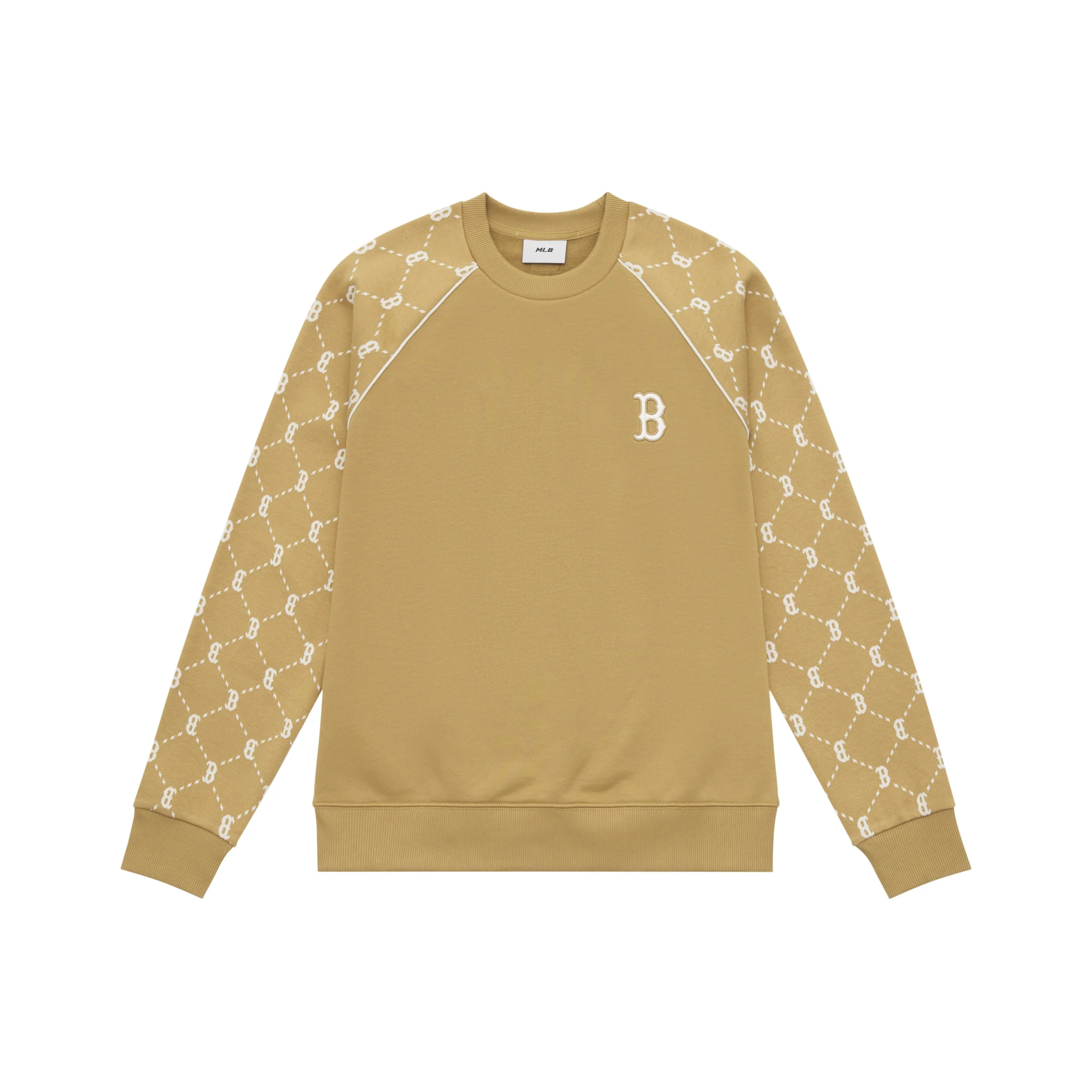 MLB MONOGRAM Коллекция Boston Red Sox 24FW Толстовка Унисекс CAMEL