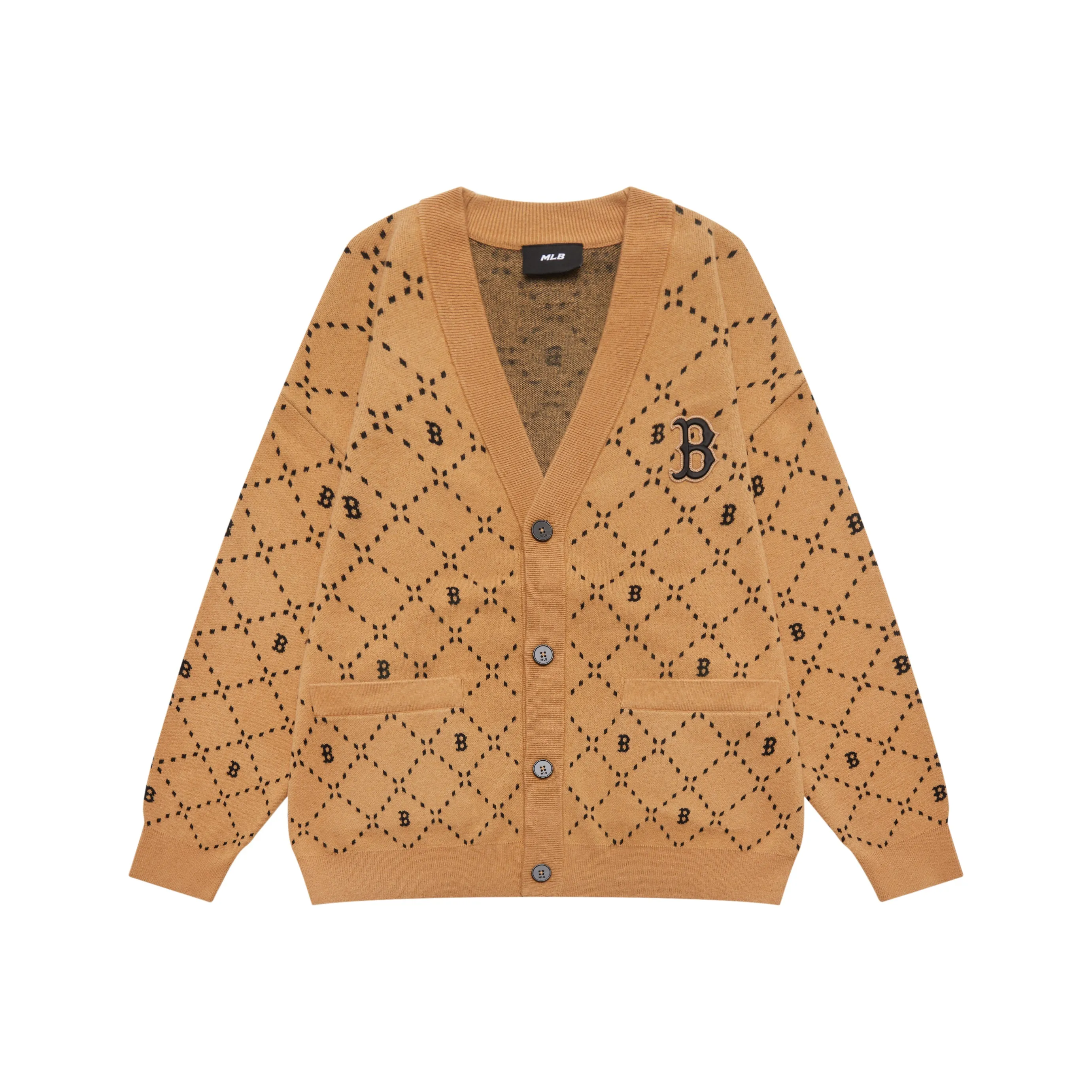 MLB Knitwear Unisex Light Camel
