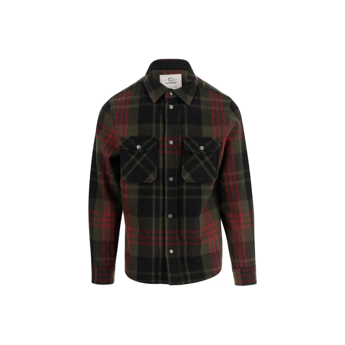 WOOLRICH Shirts Men Green