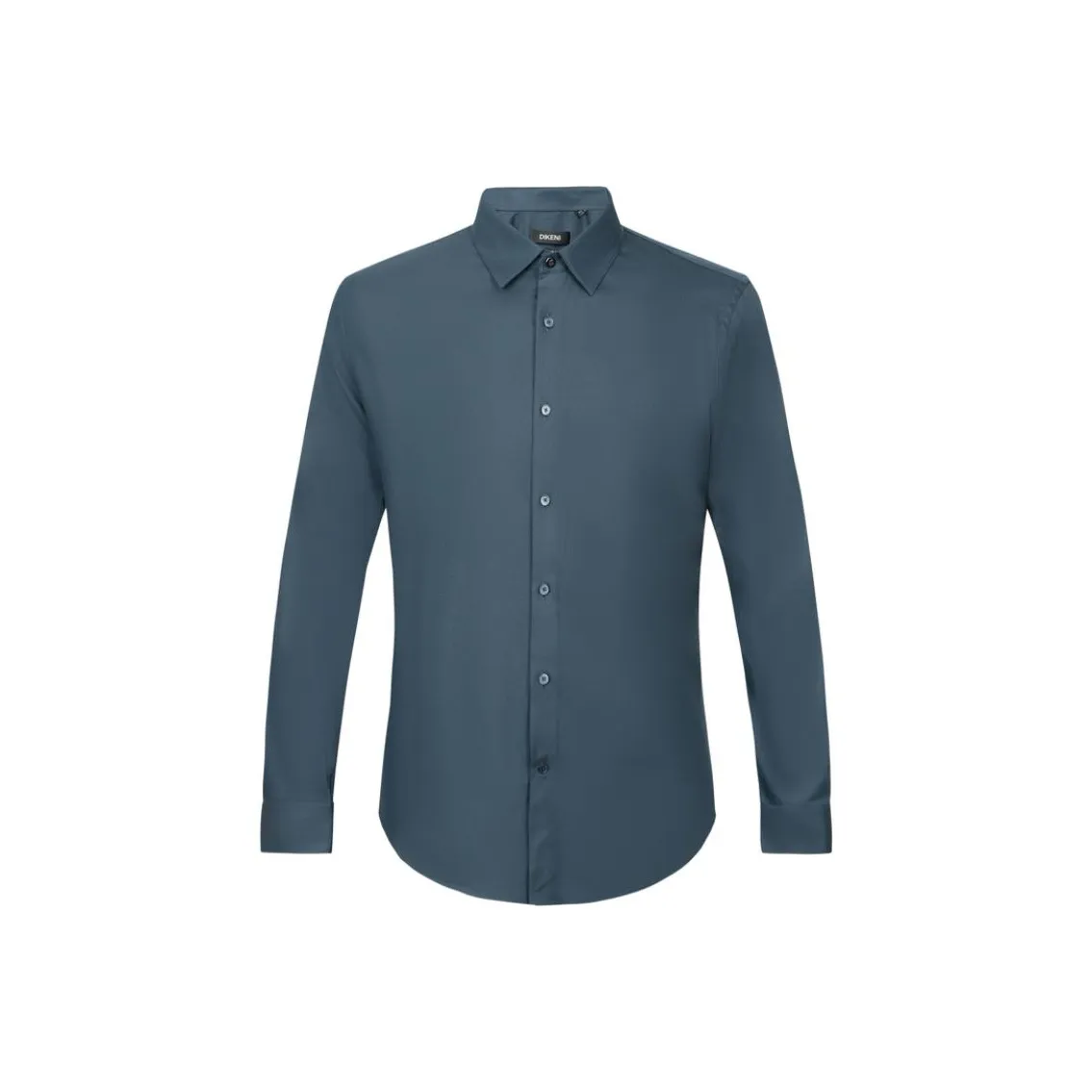 DIKENI Рубашка Мужская Павлин Синий
