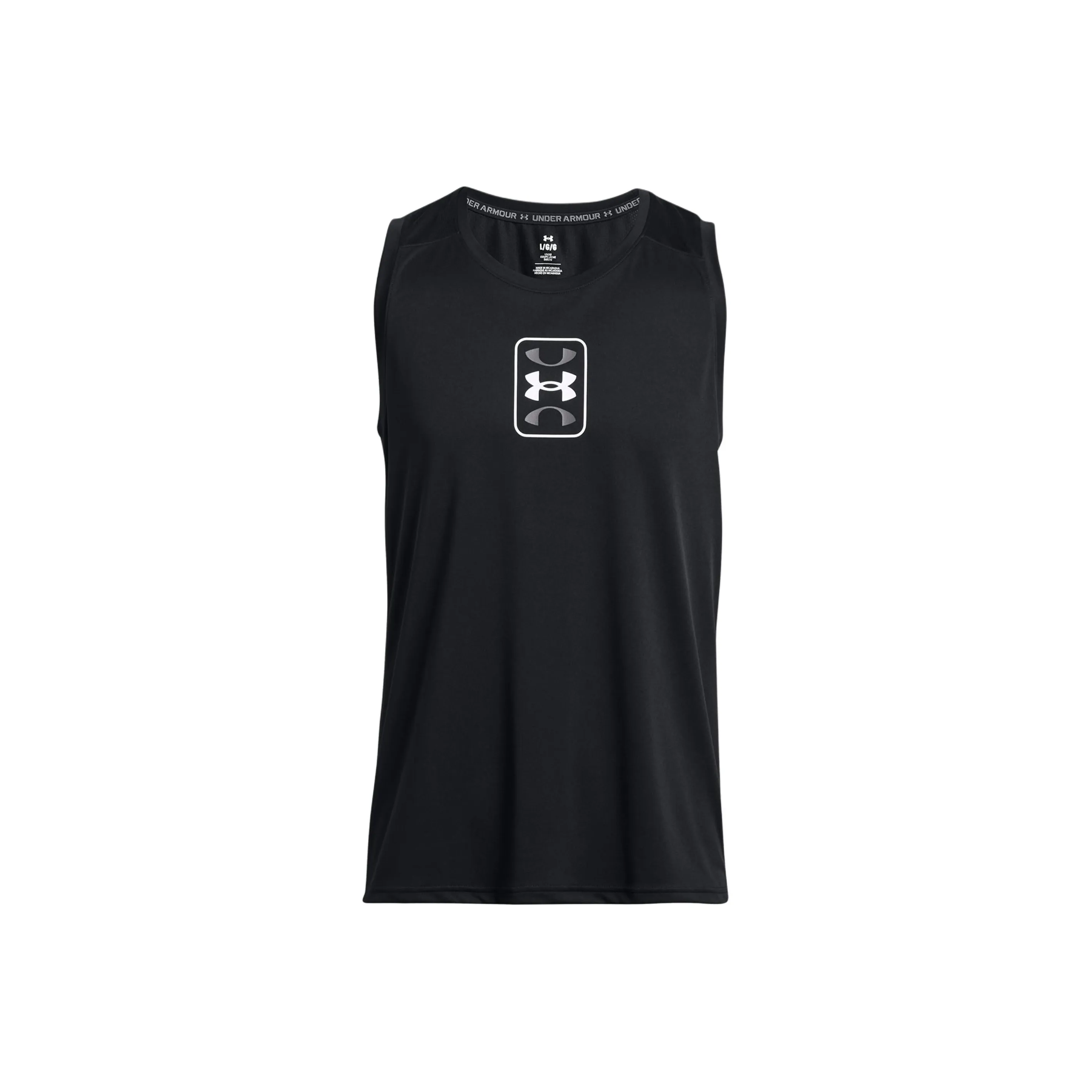 Under Armour Топ без рукавов Мужской Черный