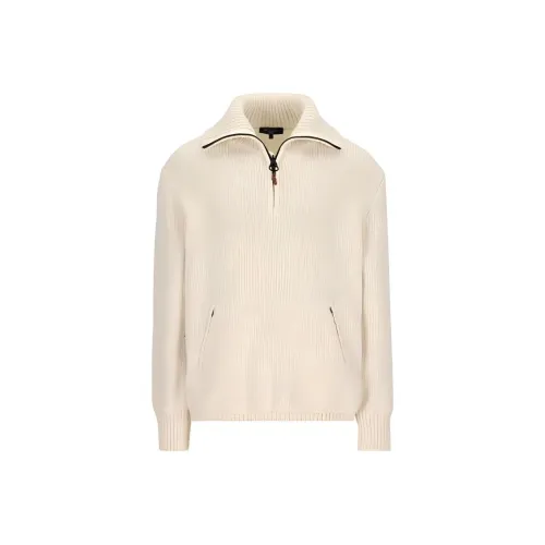 Loro Piana Экрю Мужские Свитеры