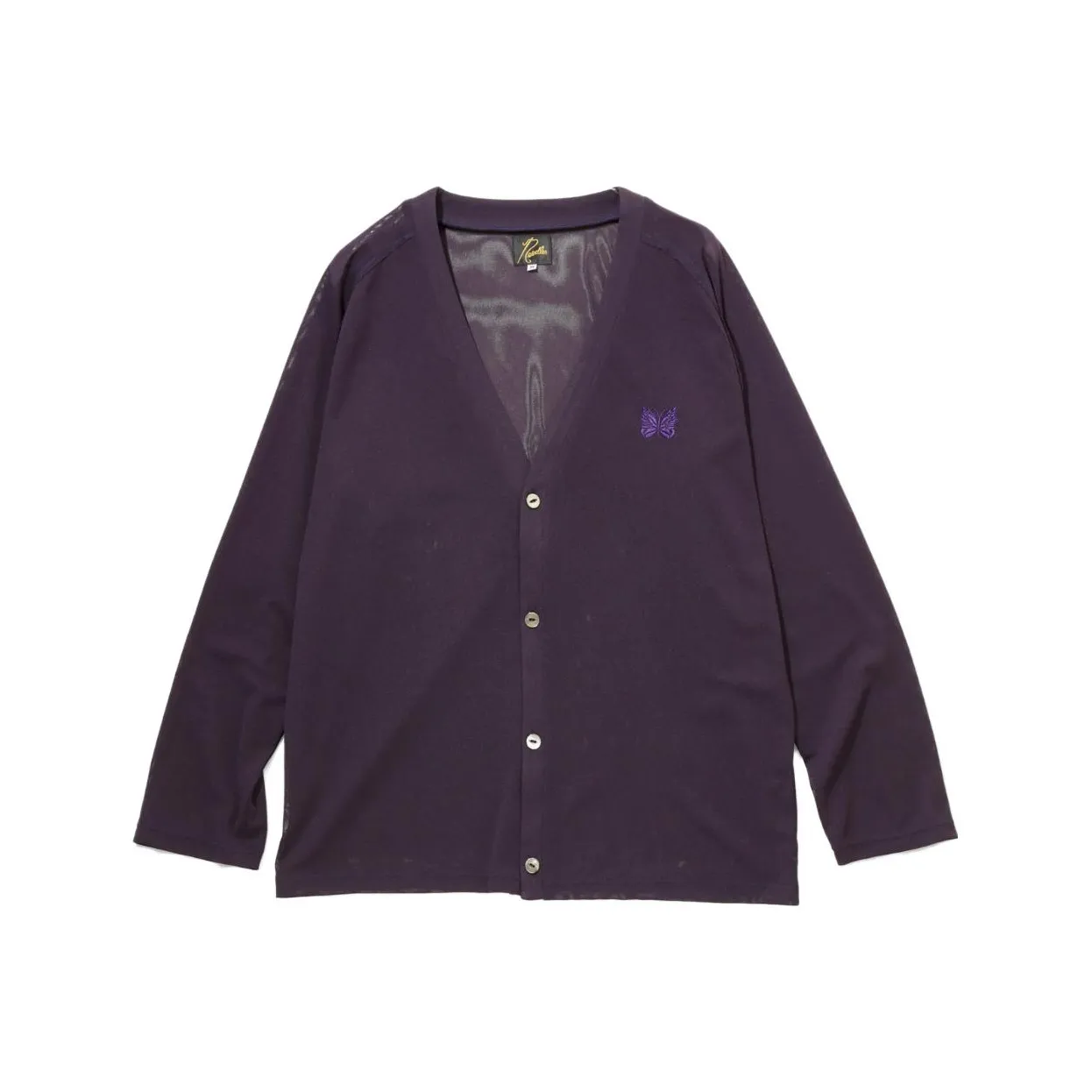 Needles Butterfly embroidered Sheer Cardigan
