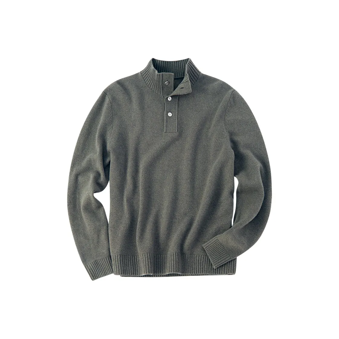 Mr.Bu Свитер Мужской Дым Сосновый Зеленый