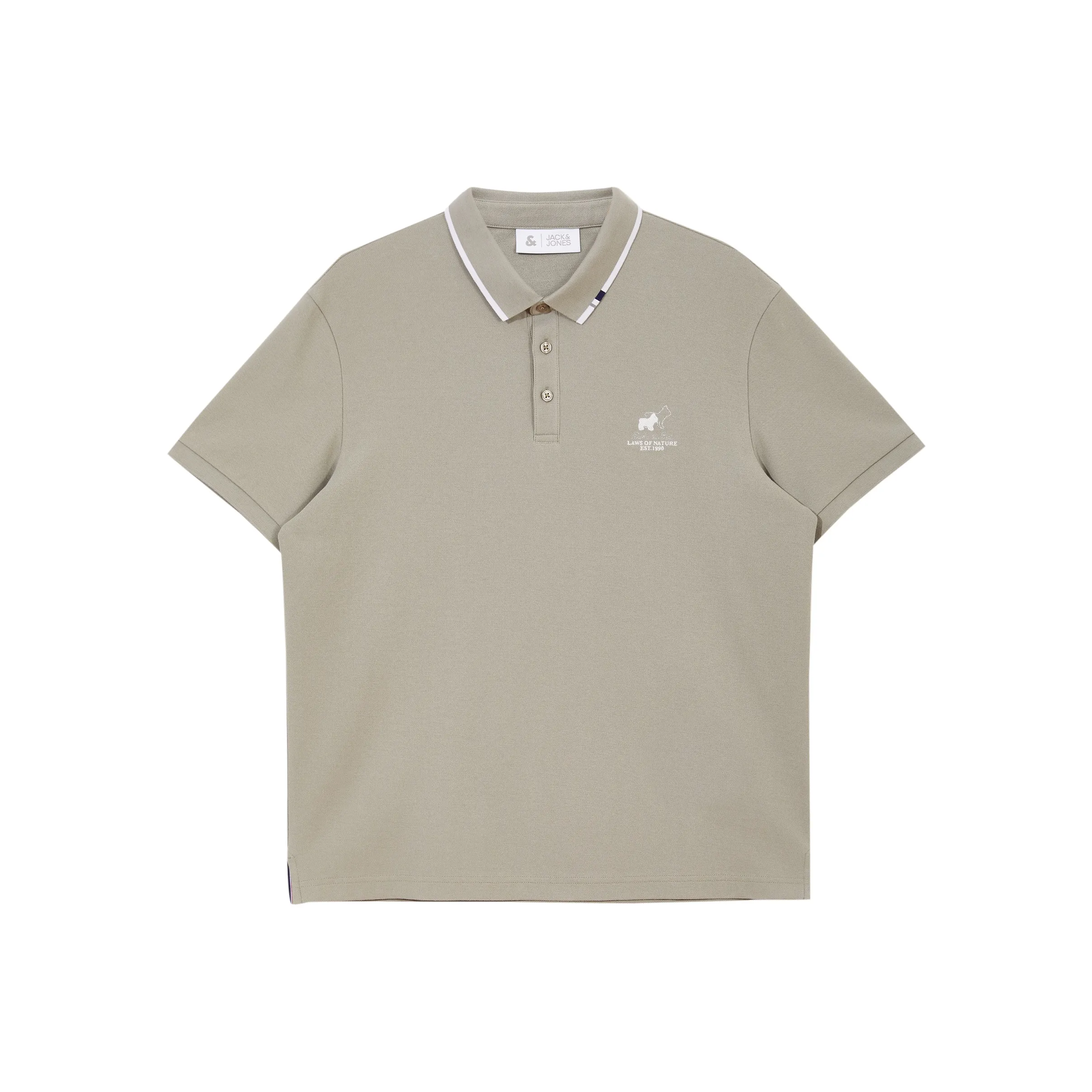 JACK&JONES Polo Shirts Men's E02 Sage Green