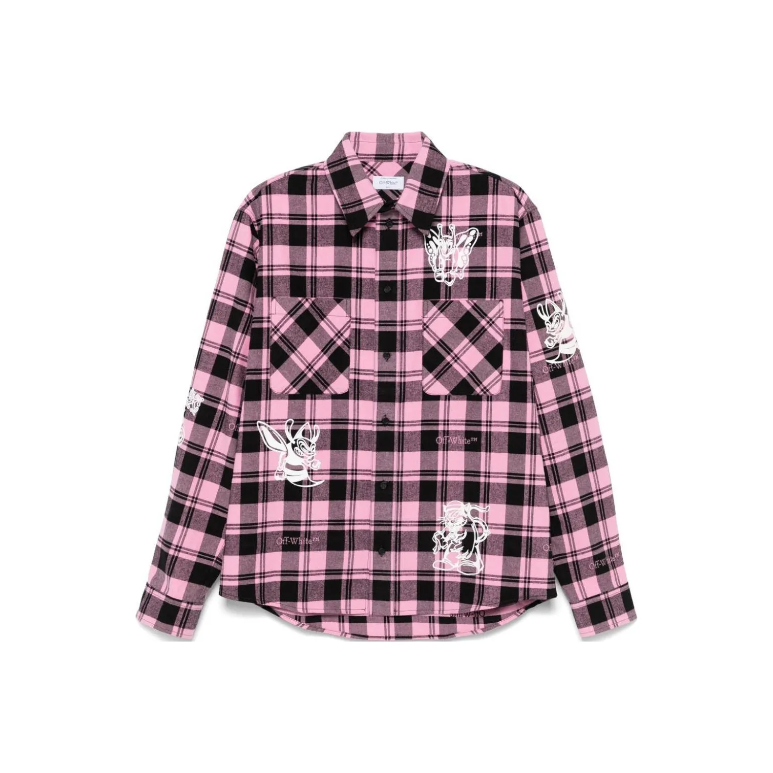 OFF WHITE Character Check Flannel Shirt