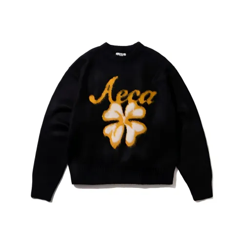AECA WHITE Черный Мужские Свитеры